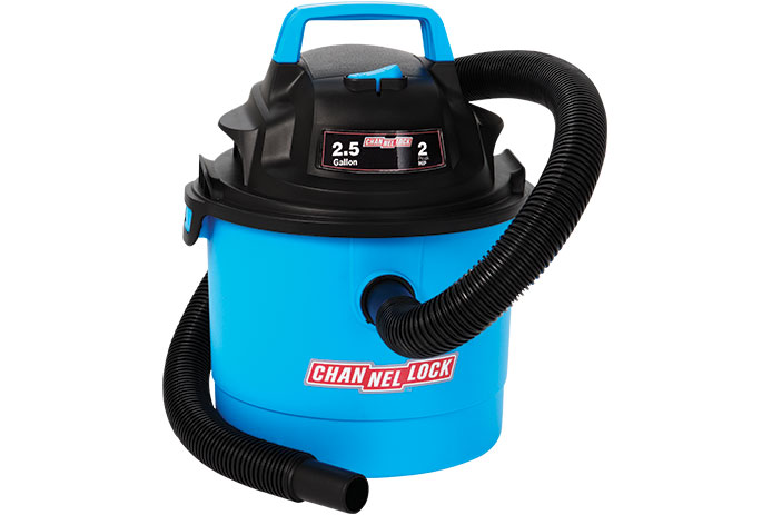 Channellock 2.5 Gal. 2.0-Peak HP Wet/Dry Vacuum