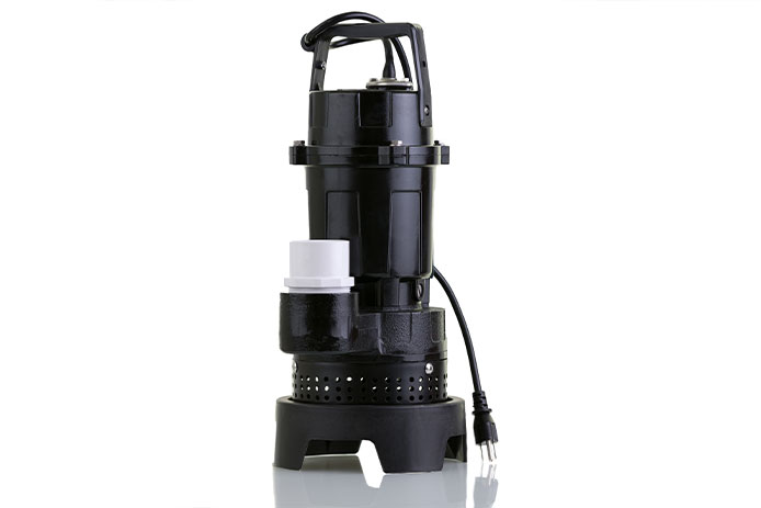 Black Sump Pump